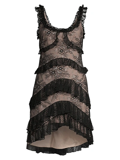 Shop Alexis Women's Helia Lace Slip Dress In Black Lace