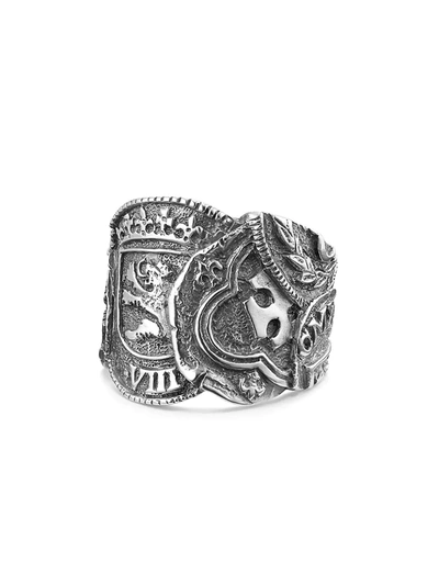 Shop David Yurman Shipwreck Coin Ring In Silver