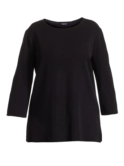 Shop Misook, Plus Size Jewelneck T-shirt In Black