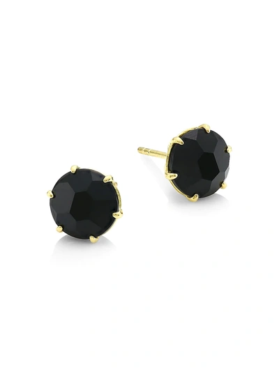 Shop Ippolita Women's Rock Candy® 18k Yellow Gold & Onyx Stud Earrings