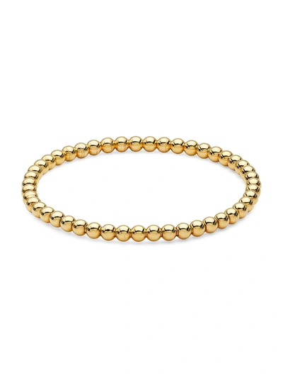 Shop Adriana Orsini Women's 18k Yellow Goldplated Sterling Silver Stretch Ball Bracelet