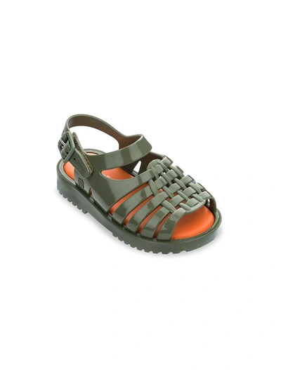 Shop Mini Melissa Baby's & Little Girl's Francxs Glittered Sandals In Green