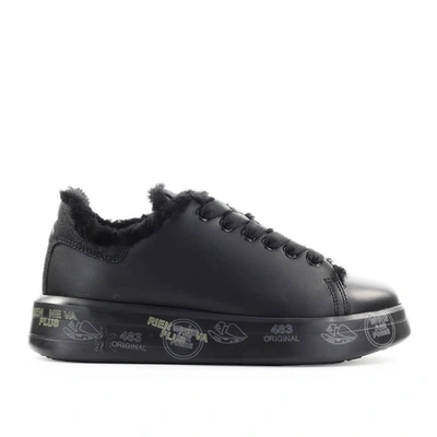 Shop Premiata Low-top Sneakers Belle 5074 In Black