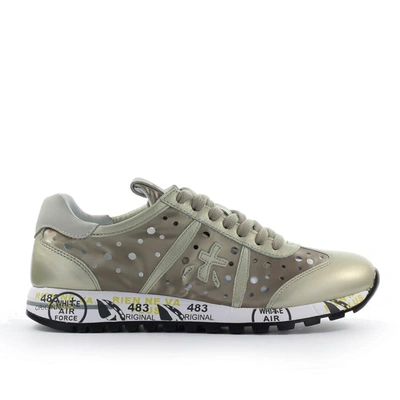 Shop Premiata Low-top Sneakers Lucyd 3659 In Gold