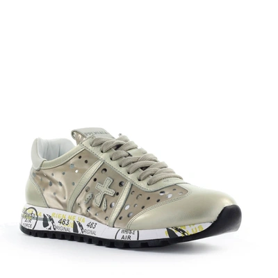 Shop Premiata Low-top Sneakers Lucyd 3659 In Gold
