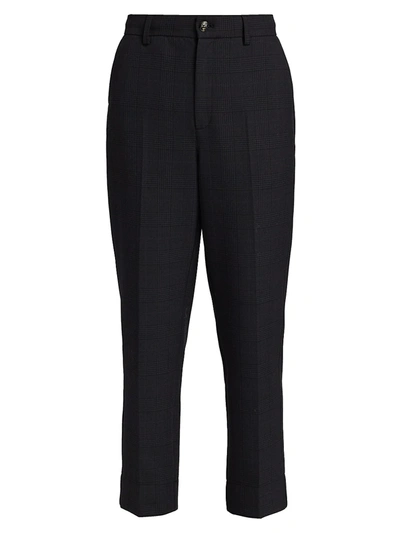 Shop Ganni Suit Pants In Phantom