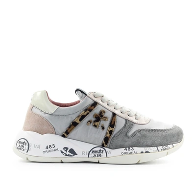 Shop Premiata Low-top Sneakers Layla 5029 In Grey