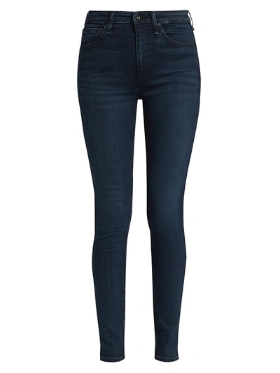 Shop Rag & Bone Nina High-rise Skinny Jeans In Bayview