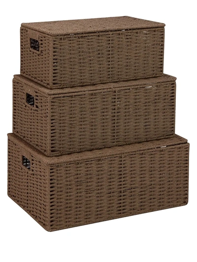 Shop Honey-can-do 3-piece Robe Basket Set