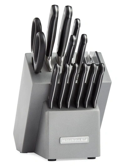 Shop Kitchenaid 14-piece Classic Forged Triple Rivet Cutlery Set