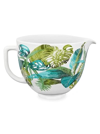 Shop Kitchenaid 5-quart Tropical Floral Ceramic Bowl