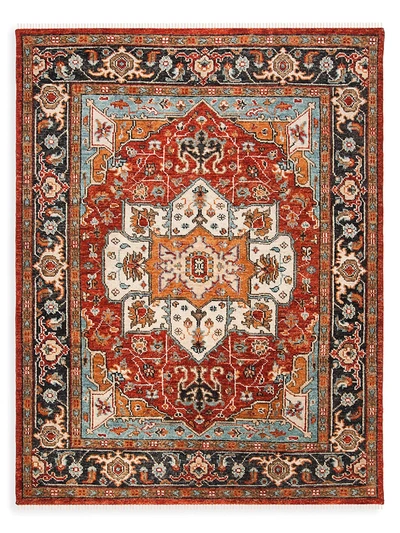 Shop Safavieh Samarkand Wool Hand-knotted Rug In Rust Charcoal
