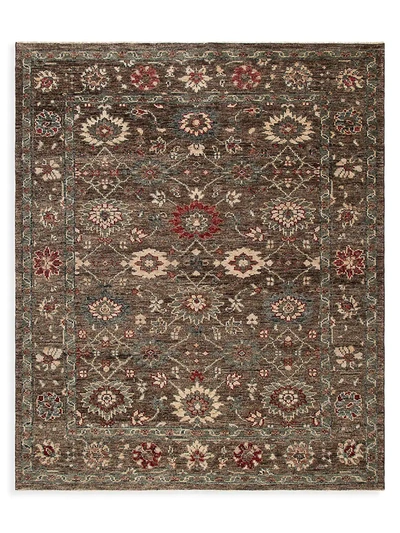 Shop Safavieh Samarkand Wool Hand-knotted Rugs In Brown Taupe