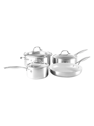 Shop Greenpan Venice Pro 7-piece Stainless Steel & Ceramic Cookware Set