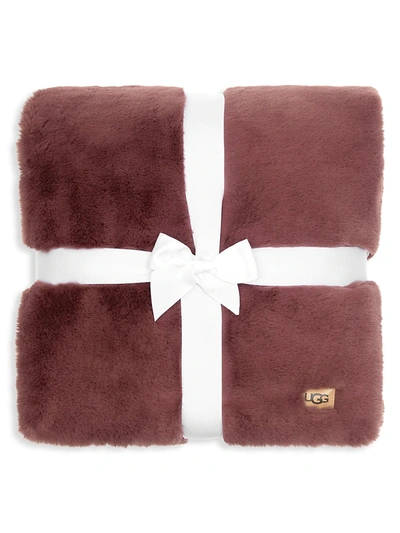 Shop Ugg Euphoria Throw In Mulberry