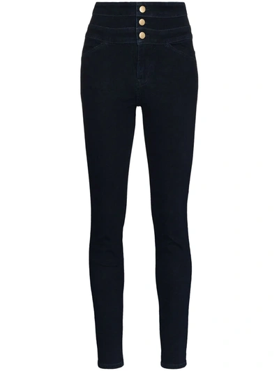 Shop J Brand Annalie High-waist Skinny Jeans In Blue