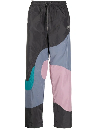 Shop Daily Paper Abstract-print Track Pants In Grey