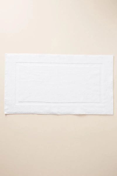 Shop Kassatex Cobblestone Bath Mat In White