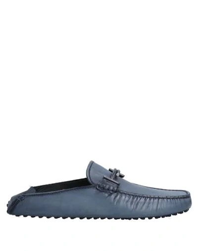 Shop Tod's Loafers In Lead
