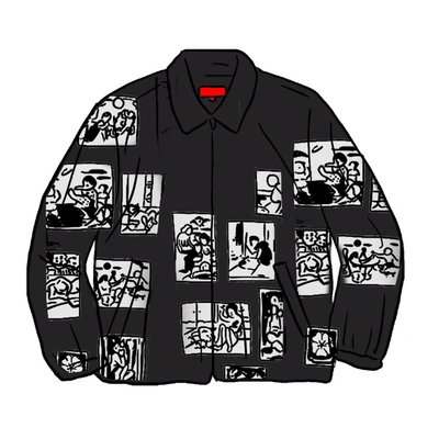 Pre-owned Supreme Toshio Saeki Work Jacket Black | ModeSens