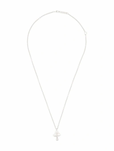 Shop Ambush Silver-tone Sterling Necklace In Argento