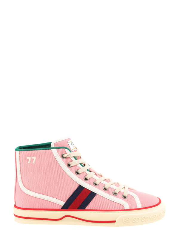 pink gucci high top trainers