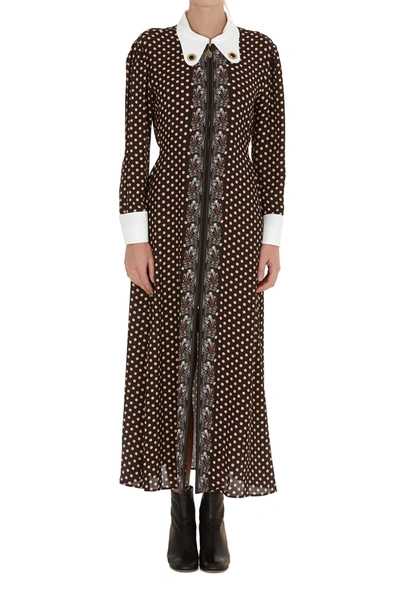 Shop Chloé Dress In Brown