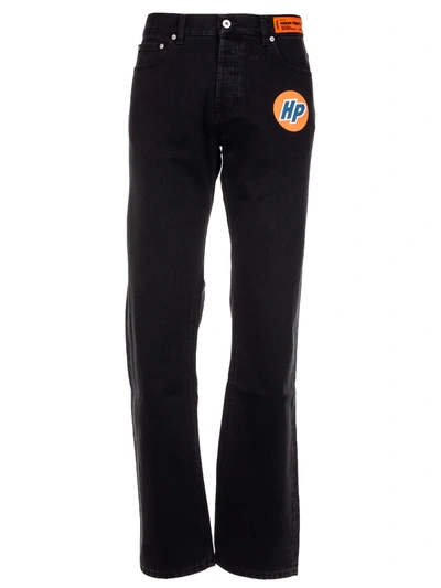 Shop Heron Preston Slim Pocket Jeans In Vintage Blue