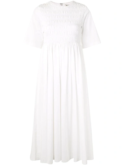 Shop Sandy Liang Diddy Day Dress In White