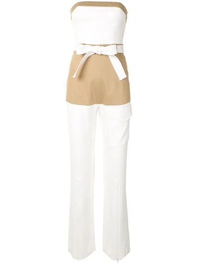 Shop Alexis Perrin Jumpsuit In White