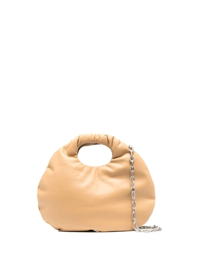 Shop Low Classic Egg Leather Tote Bag In Neutrals