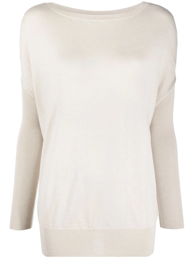 Shop Snobby Sheep Grace Dolman-sleeve Sweater In Neutrals