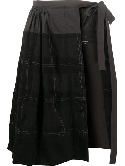 Shop Ziggy Chen Skirt Wrap In Black