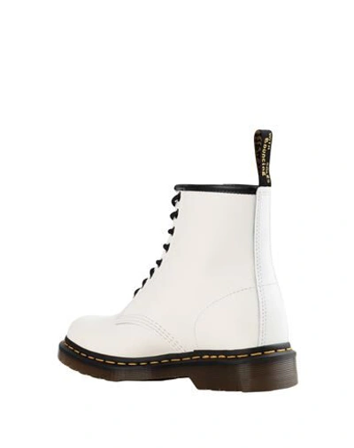 Shop Dr. Martens' Dr. Martens Woman Ankle Boots White Size 6 Soft Leather