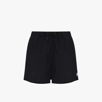 Shop Marcelo Burlon County Of Milan Badeshorts Mit Kordelzug In Black