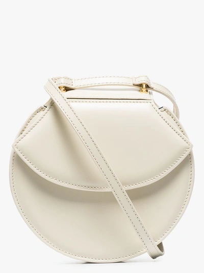 Shop Usisi Sister White Henry Leather Cross Body Bag