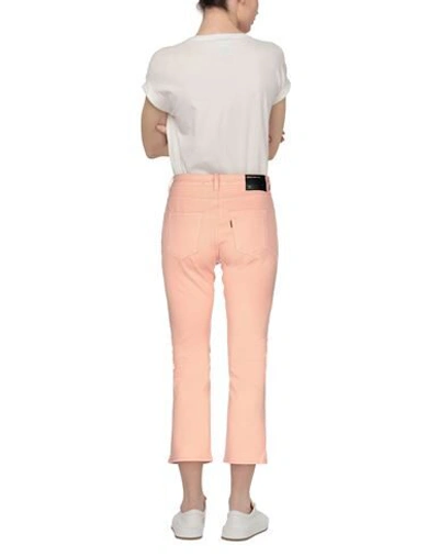 Shop Department 5 Woman Pants Salmon Pink Size 30 Cotton, Elastomultiester, Elastane