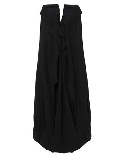 Shop Maison Margiela Woman Midi Dress Black Size 2 Cotton
