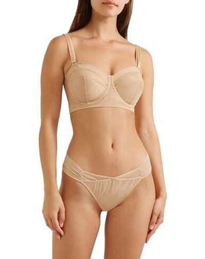 Shop Adina Reay Bras In Beige