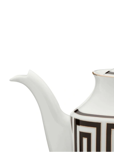 Shop Richard Ginori Labirinto Teapot (900ml) In Black