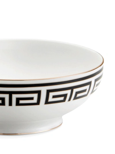 Shop Richard Ginori Labirinto Salad Bowl (26cm) In Black