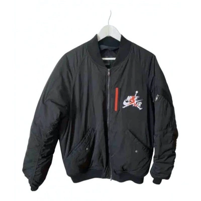 Pre-owned Jordan Wool Jacket In Black