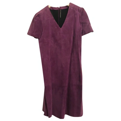 Pre-owned Balenciaga Mid-length Dress In Purple