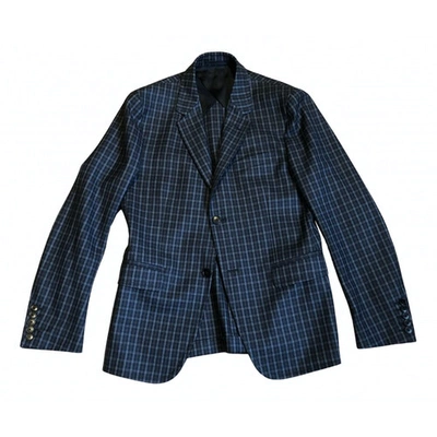 Pre-owned Gucci Navy Wool Jacket
