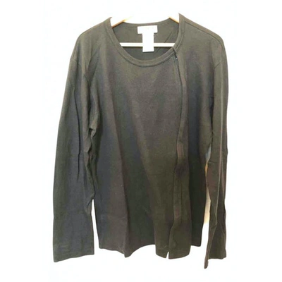 Pre-owned Yohji Yamamoto Linen Sweatshirt In Black