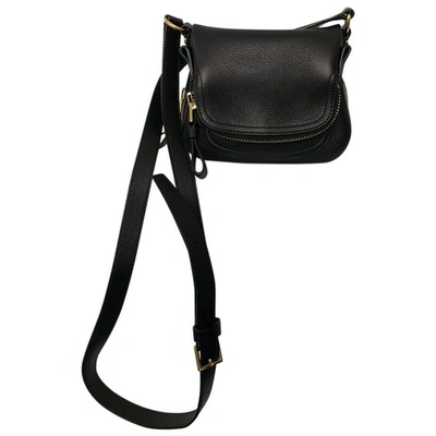 Pre-owned Tom Ford Jennifer Black Leather Handbag