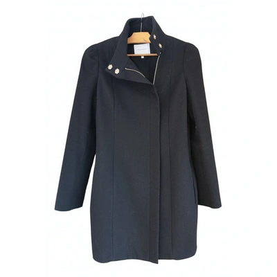 Pre-owned Pierre Balmain Black Wool Coat