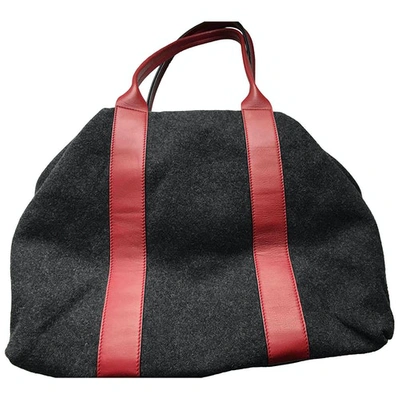 Pre-owned Brunello Cucinelli Anthracite Wool Handbag