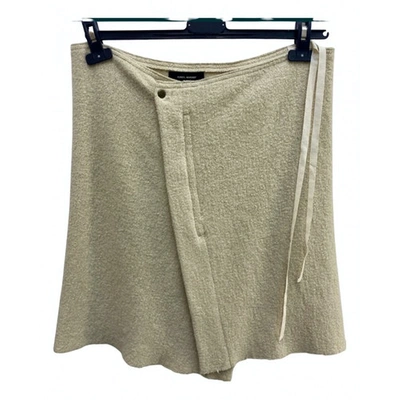 Pre-owned Isabel Marant Beige Wool Skirt