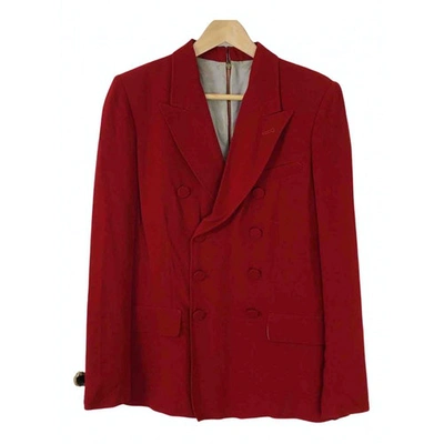 Pre-owned Jean Paul Gaultier Red Jacket